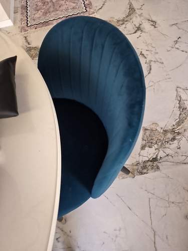 Стул на металлокаркасе Gabi latte / gold / black фото покупателя 615