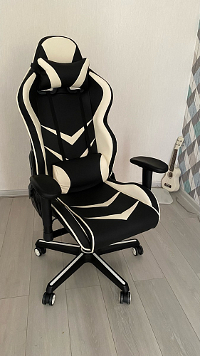 Компьютерное кресло Racer черный / красный / бежевый фото покупателя 27