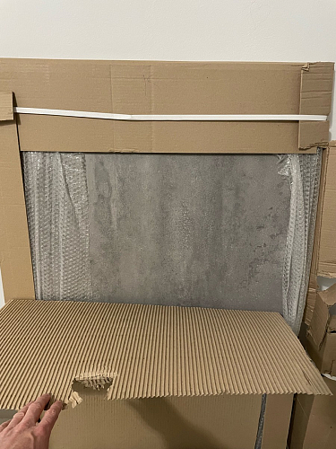 Стол Лота Лофт 140 25 мм черный матовый / дуб вотан фото покупателя 963