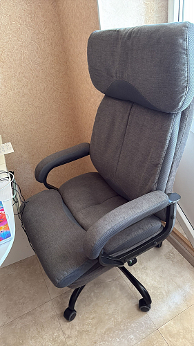 Компьютерное кресло Duke metal BL серый фото покупателя 1