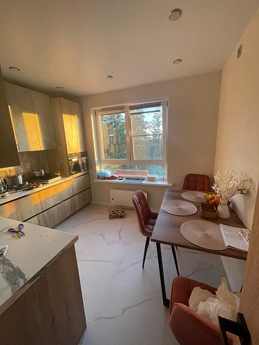 Деревянный стол Лота Лофт 120x75 дуб крафт табачный / черный матовый фото покупателя 53