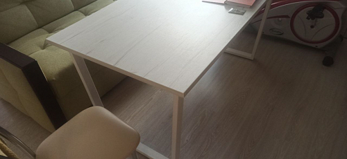 Деревянный стол Лота Лофт 140х80 дуб крафт табачный / черный матовый фото покупателя 612