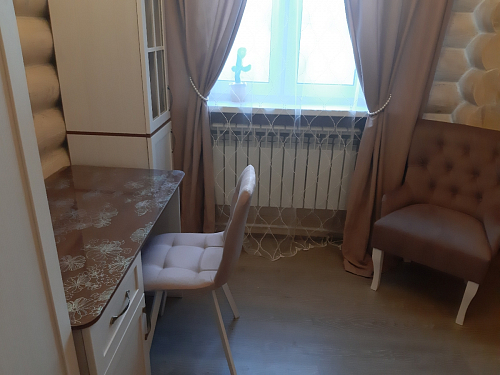 Стул на металлокаркасе Чилли синяя ткань / белый фото покупателя 1446