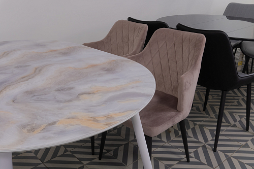 Стул на металлокаркасе Velen dark green из шоурума 7