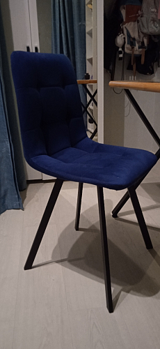 Стул на металлокаркасе Чилли горчичный / черный фото покупателя 1456