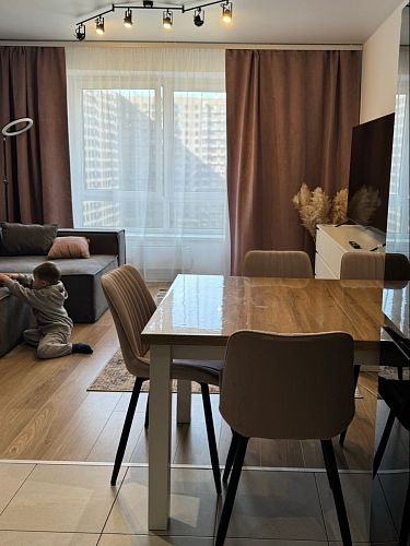 Стул на металлокаркасе Седа 360 К латте (velutto 08) / белый фото покупателя 216