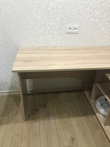 Компьютерный стол КСТ-109П правый дуб сонома / белый фото покупателя 39