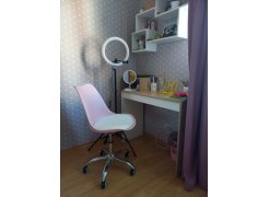 Компьютерное кресло Kolin с подушкой clear / white фото покупателя 562