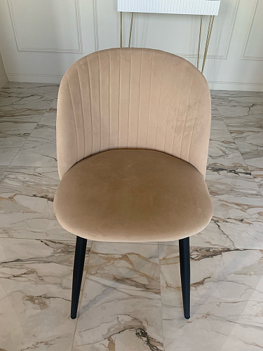 Стул на металлокаркасе Gabi latte / gold / black фото покупателя 723