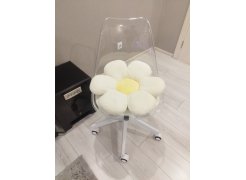 Компьютерное кресло Kolin с подушкой clear / white фото покупателя 301