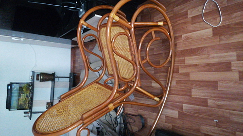 Кресло-качалка Milano/Милано ротанг коньяк фото покупателя 2