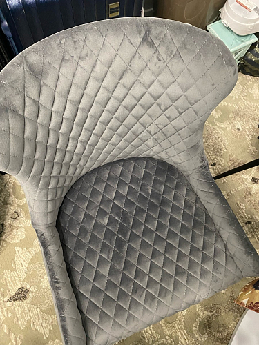 Стул на металлокаркасе Чилли зеленый / черный фото покупателя 965