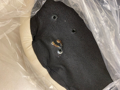 Стул на металлокаркасе Gabi 1 beige / black фото покупателя 858