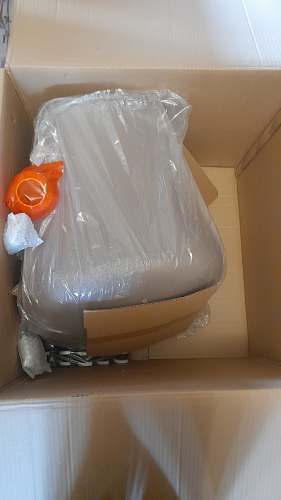 Компьютерное кресло Kolin с подушкой clear / white фото покупателя 94