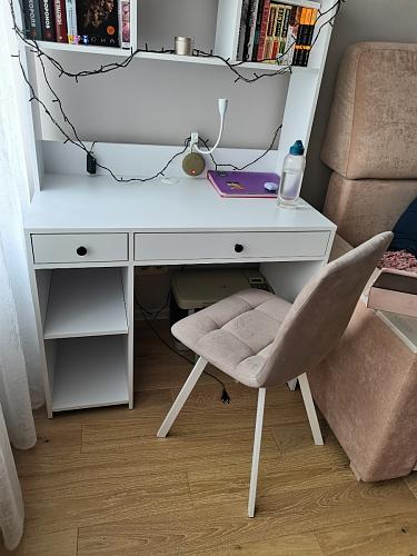 Стул на металлокаркасе Чилли черный / зеленый фото покупателя 1079