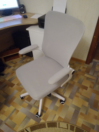 Компьютерное кресло Konfi dark gray / pink / white фото покупателя 273