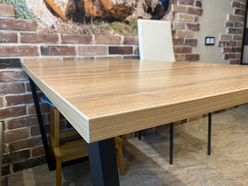 Деревянный стол Лота Лофт 140х80 черный матовый / бетон светлый фото покупателя 914