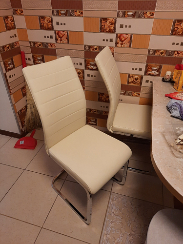 Стул Basit light grey fabric фото покупателя 4