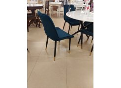 Стул на металлокаркасе Seda 1 blue / black / gold из шоурума 11