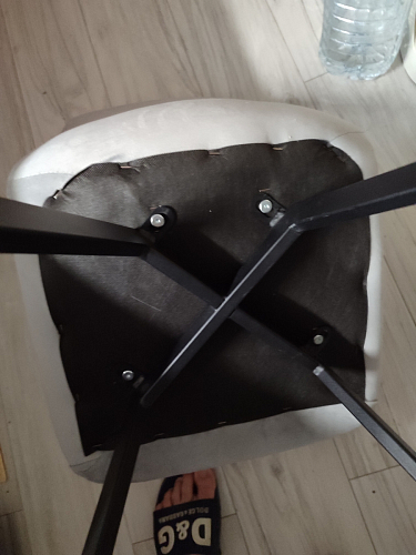 Стул на металлокаркасе Чилли зеленый / белый каркас фото покупателя 435