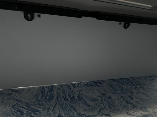 Компьютерный стол Маркос 140х80 голубой / черный фото покупателя 7