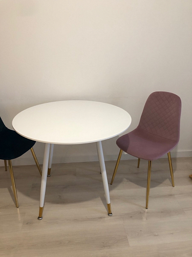 Стул на металлокаркасе Dabl 01 champagne / gold фото покупателя 141