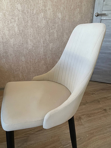 Стул на металлокаркасе Kora beige / black фото покупателя 309