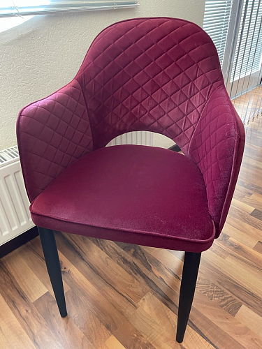 Стул на металлокаркасе Vener wine red фото покупателя 1