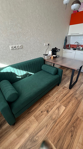 Деревянный стол Лота Лофт 120x75 дуб крафт табачный / черный матовый фото покупателя 755