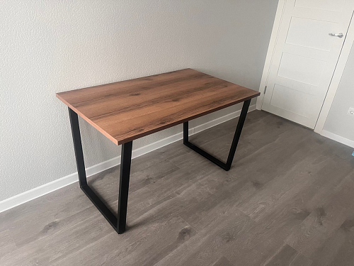 Стол раскладной Лота Лофт 120 25 мм юта / черный матовый фото покупателя 532