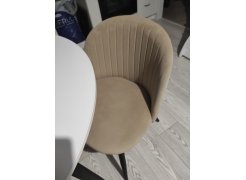 Стул на металлокаркасе Gabi 1 gray / black фото покупателя 428