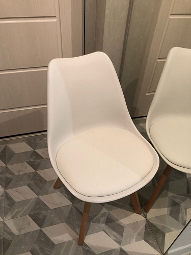 Деревянный стул Bonuss темно-серый / черное сидение / черный фото покупателя 70