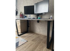 Стол Лота Лофт 140 25 мм юта / белый матовый фото покупателя 282