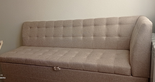 Кухонный диван Бриз правый рогожка berat ментоловая фото покупателя 10