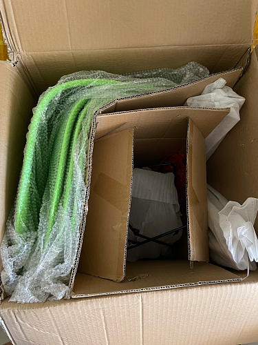 Пластиковый стул Eames PC-015 серо-голубой / дерево фото покупателя 449