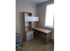 Компьютерный стол КСТ-14.1П правый дуб сонома / белый фото покупателя 2