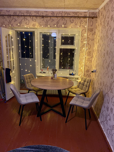 Стул на металлокаркасе Челси бирюзовый / черный фото покупателя 66