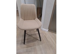 Стул на металлокаркасе Вейв светло-серый (hl 63) / 10К черный каркас фото покупателя 228