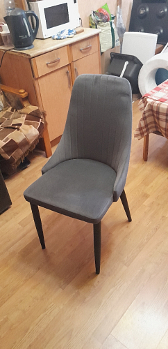 Стул на металлокаркасе Kora green / black фото покупателя 231