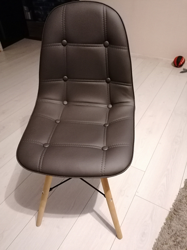 Деревянный стул Kvadro серый фото покупателя 1