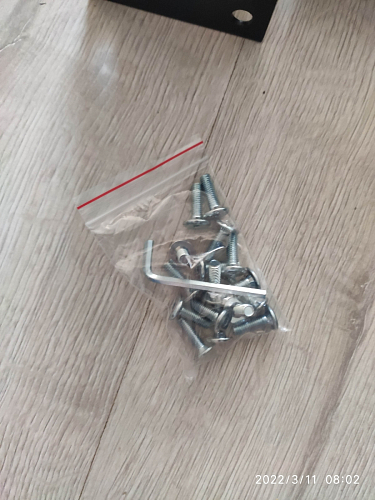 Стол Тринити Лофт 120 32 мм бетон / черный матовый фото покупателя 35