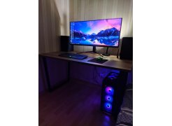 Стол Лота Лофт 120 25 мм дуб делано темный / черный матовый фото покупателя 792