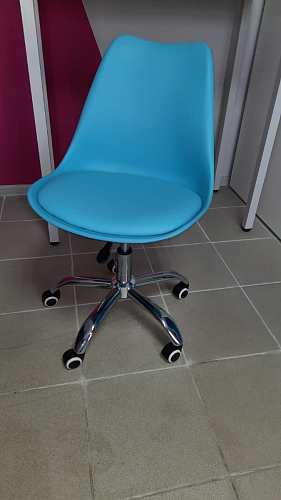 Компьютерное кресло Kolin gray / chrome фото покупателя 7