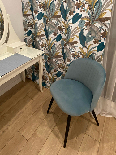 Стул на металлокаркасе Gabi latte / gold / black фото покупателя 867