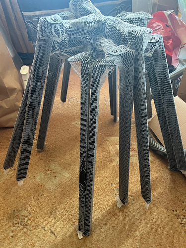 Стул на металлокаркасе Чилли синий / белый фото покупателя 1229