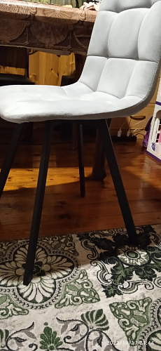 Комплект стульев Чилли 2 шт бежевый / черный фото покупателя 896