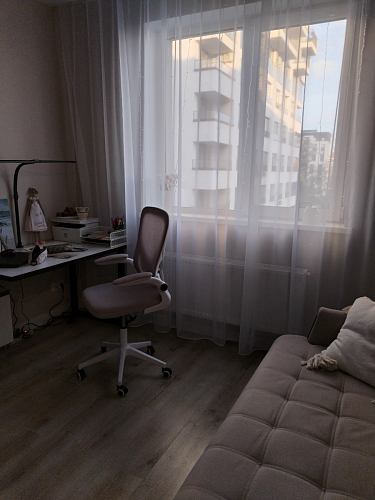 Компьютерное кресло Konfi light gray / white фото покупателя 200