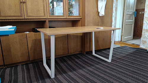 Деревянный стол Лота Лофт 120x75 дуб крафт табачный / черный матовый фото покупателя 476