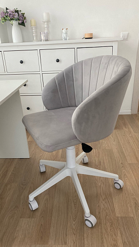 Компьютерное кресло Пард экокожа белый фото покупателя 153