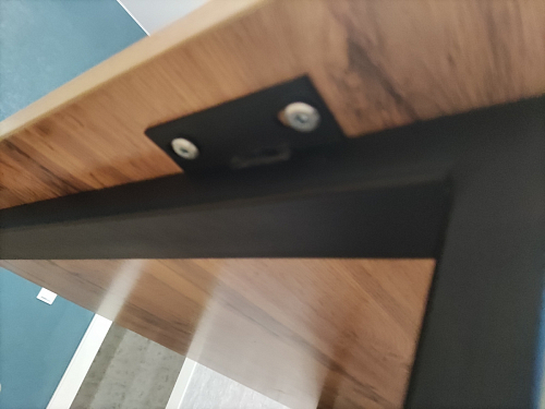 Деревянный стол Лота Лофт 120х75 белый матовый / дуб крафт золотой фото покупателя 543